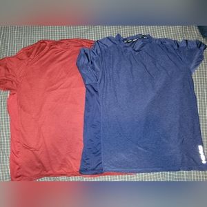 2 men's head shirts